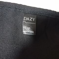 ♠　Dazy  キャミソールワンピース　ソリッド キャミドレス タンクトップ ワンピース  夏服　黒　レディースの画像