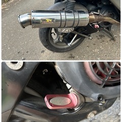 軽整備済み‼️シグナスx 3型　リアライズマフラー　スパイダー　配送可能　現車確認可能の画像