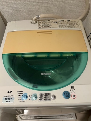 【福岡市　市内近郊限定】Panasonic 7kg洗濯機 分解洗浄済み 配送無料 福岡市限定】【分解洗浄済】 洗濯機パナソニック2019年洗濯10