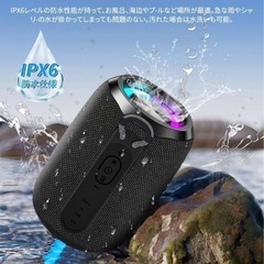 ⭐️高音質⭐️Bluetoothスピーカー IPX6防水 ハンズフリー通話⭐️新品未使用の画像