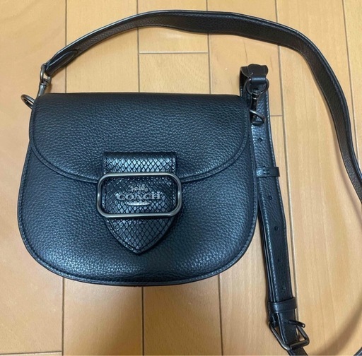 COACH CG470 モーガン サドル ショルダーバッグ レザー