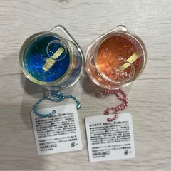 Calbee カルビー　じゃがりこ　オイルチャーム　ミニチュア
　2種　お菓子　キーホルダーの画像