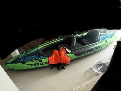 中古　INTEX challenger K2 カヤック +ライフジャケット