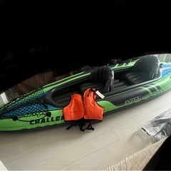 中古　INTEX challenger K2 カヤック +ライフジャケットの画像