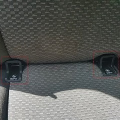 チャイルドシート　ISOFIX 後付け　金具の画像