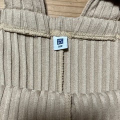 ユニクロ リブサロペット 140cm　の画像