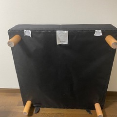 シングル脚付きマットレス（分割タイプ） 黒色　の画像
