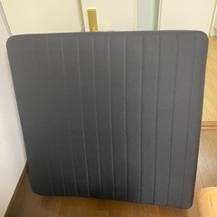 シングル脚付きマットレス（分割タイプ） 黒色　の画像