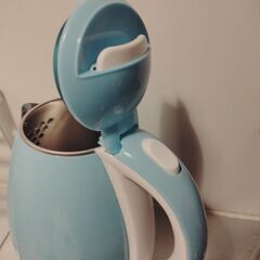 電気ポット・電気ケトル　パステルカラー　ブルーの画像