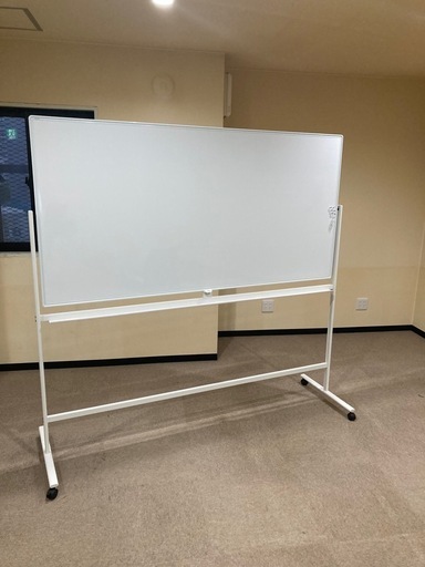 中古訳アリホワイトボード 移動式 キャスター付き  幅180cm 高さ90cm Amazon | 法人様向け ホワイトボード キャスター付き 600×900mm