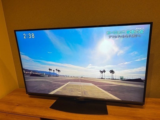 取引中【2020年製】大画面50インチテレビ&テレビボード他フルセット