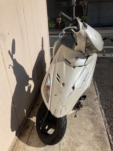 アドレスv125s 事故車