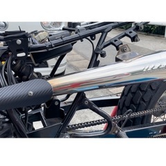 TW200 スーパートラップマフラー　希少　アップタイプ　マフラー　中古美品の画像