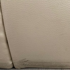2人掛けソファ 本皮　アイボリーの画像