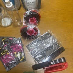 シャンプー　ボディソープ　アリエルバック　ヘアブラシ　おまけ付き　
まとめ売りの画像
