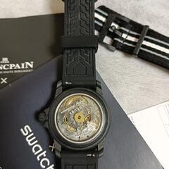 非常に美品。BLANCPAIN × Swatch　自動巻きダイバー　腕時計の画像