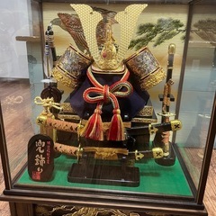 五月人形 こどもの日 端午の節句 兜 置物　美品の画像