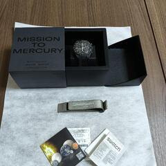 非常に美品。OMEGA × Swatch　スピードマスター　腕時計　新品純正ストラップ&ラバーベルト付き　の画像