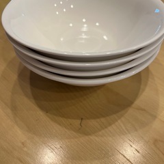 ガラス お皿 プレート 食器 白 ホワイトの画像