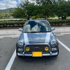 【最終価格】希少純正カラー!! ミラジーノ l700s 最終型 ミニライトスペシャル 黒木目パネル ホワイトレターの画像