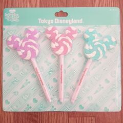 ディズﾆ－ キャンディ🍭型ボ－ルペンセットの画像