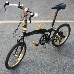 折り畳み自転車 キャデラック 20インチ 7段変速の画像