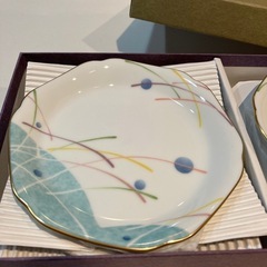 ノリタケ 乃りたけ 華麗句 銘々皿　中皿 5枚セット　新品未使用の画像