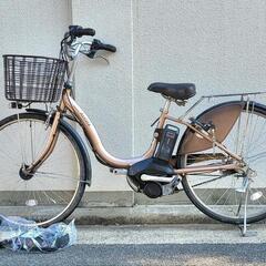 ブリジストン♪電動アシスト自転車♪8.7Ah♪ライトブラウンの画像