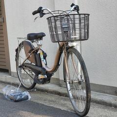 ブリジストン♪電動アシスト自転車♪8.7Ah♪ライトブラウンの画像