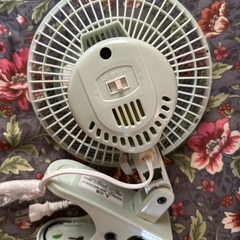ミニ扇風機　クリップ式の画像