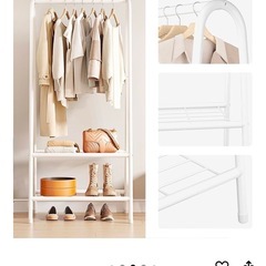 【ネットで完売のお品】ハンガーラック　条件付無料の画像