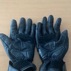 クシタニ　KUSHITANI ライダースメッシュグローブ　春　夏　 レザーグローブ ブラック 黒系　本革　leatherの画像