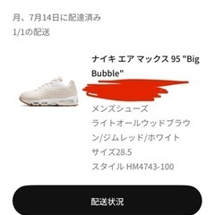 NIKE エアマックス95 リーバイス※値下げ中の画像