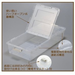 ベッド下収納ボックス【3個セット】の画像