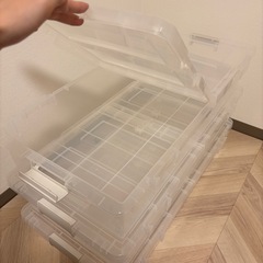 ベッド下収納ボックス【3個セット】の画像