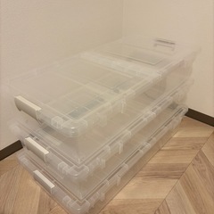 ベッド下収納ボックス【3個セット】の画像