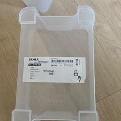 蓋なし透明収納ケースの画像