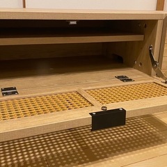 テレビ台　テレビボード　ラタン調　北欧
の画像