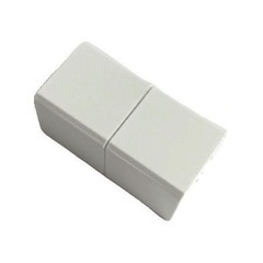 新品Cat 6 LAN ケーブルコネクタ ホワイト コネクタケーブル中継コネクタの画像