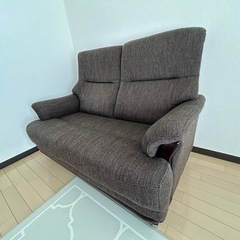 ハイバック２人掛けソファの画像