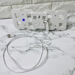 【LEDデジタル時計】温度/アラーム機能付き✨USB給電式の画像