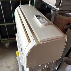 取付工事応談 2017年 パナソニック ルームエアコン CS-F256C 2.5kw 8畳目安 純正リモコンの画像