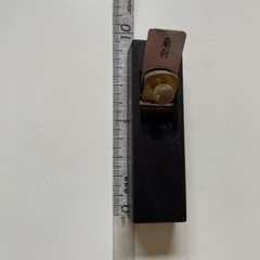 角利 細工用 黒檀豆鉋の画像