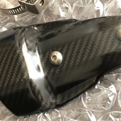 美品 デルタサイレンサーヒートプロテクター カーボンの画像