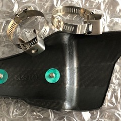 美品 デルタサイレンサーヒートプロテクター カーボンの画像
