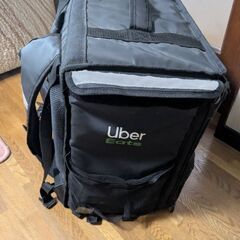 【美品】Uber Eats 配達バッグ 正規品 大容量 折りたたみ 保冷防水 便利グッズ ウバッグの画像