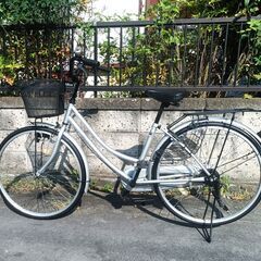★お届け可‼★ サイモト自転車 26インチ 『Lapeure』 シルバーの画像