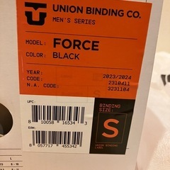 23-24モデルユニオン　フォースSサイズ(中古品)
の画像