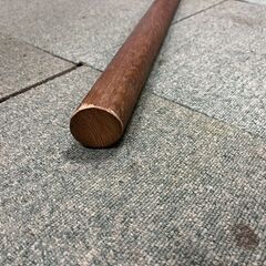木製 丸棒 直径4.5cm×長さ315cmの画像