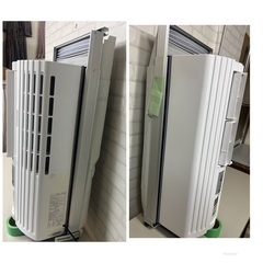 🉐 トヨトミ 窓用エアコン ～8畳TIW-AS180Kノンドレン 冷房専用 窓枠付の画像